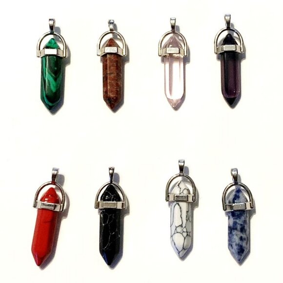 Witch’s Healing Crystal Pendant Collection – 8 Stones of Power & Intention - Picture 12 of 12